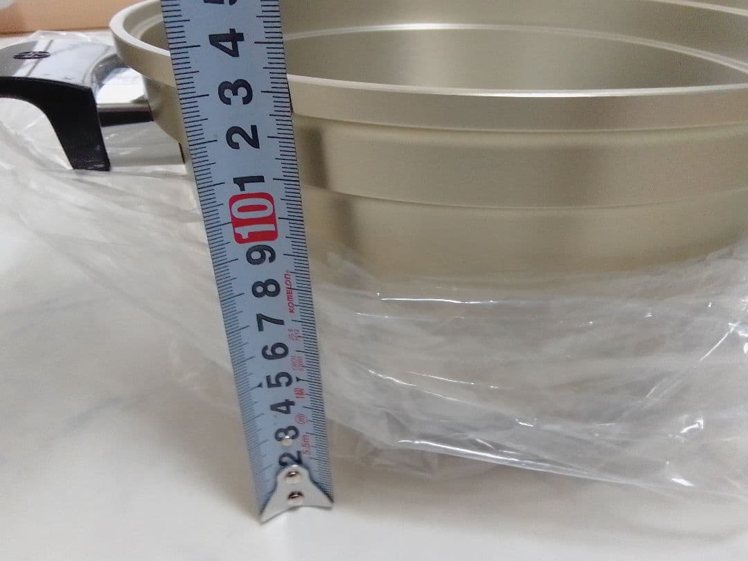 未使用 しばのキッチン ゴールド NEO炊飯鍋 ガラス蓋付 IH対応 両手鍋