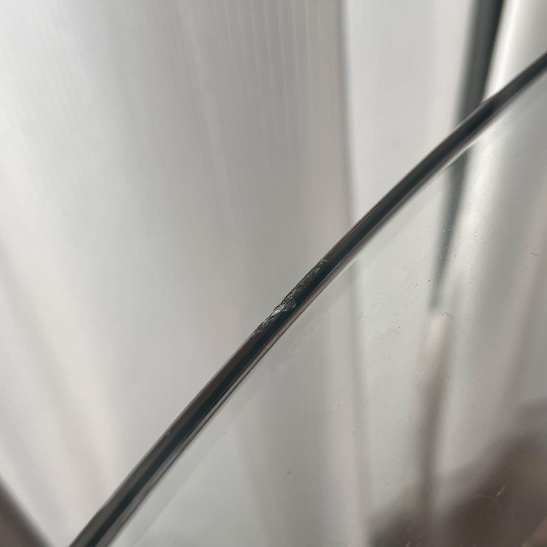 格安✤ボーコンセプト New Yorkダイニングテーブル クリアガラス天板