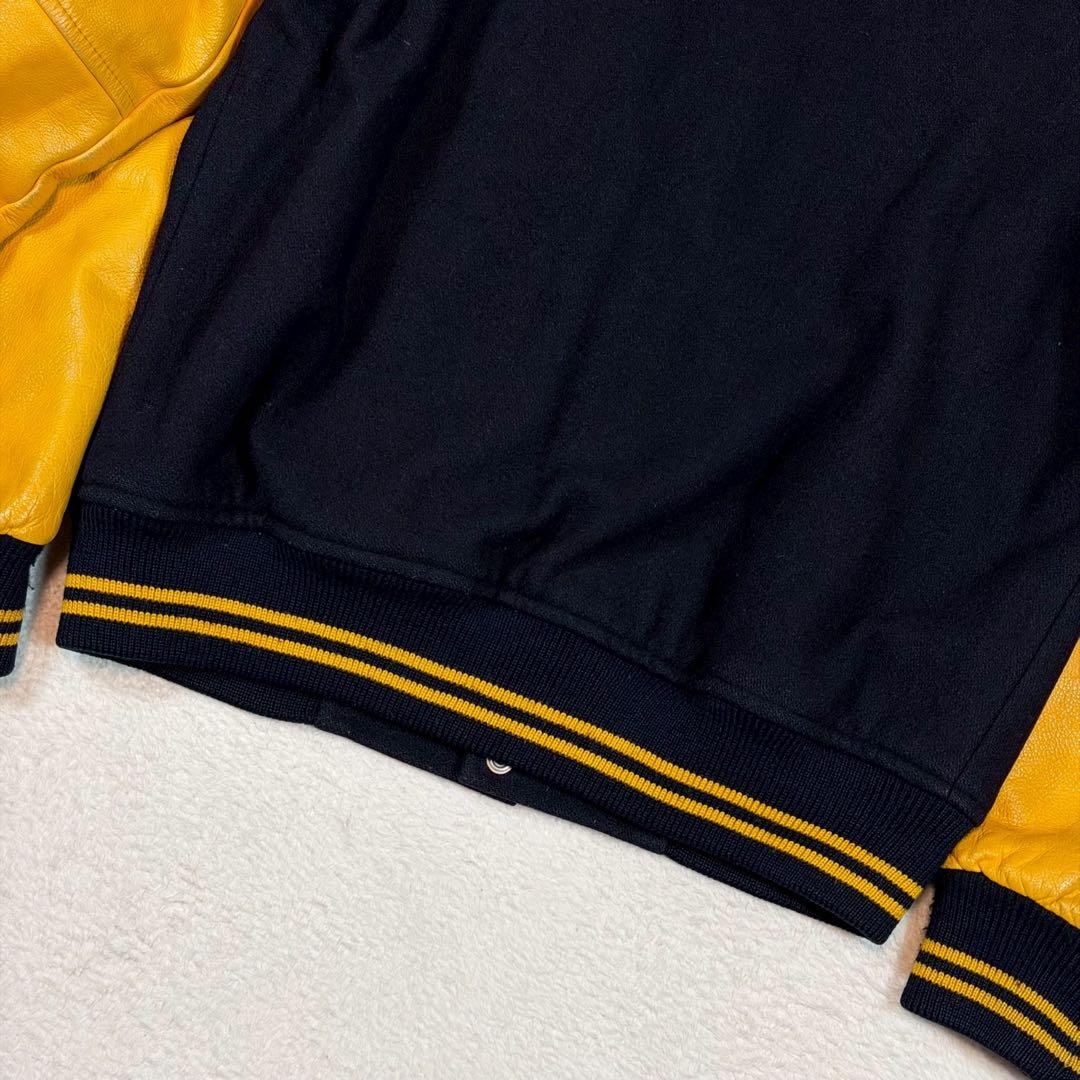 佐藤健着用 Mac Beth スタジャン 袖レザー 仮面ライダー　電脳 切り替え