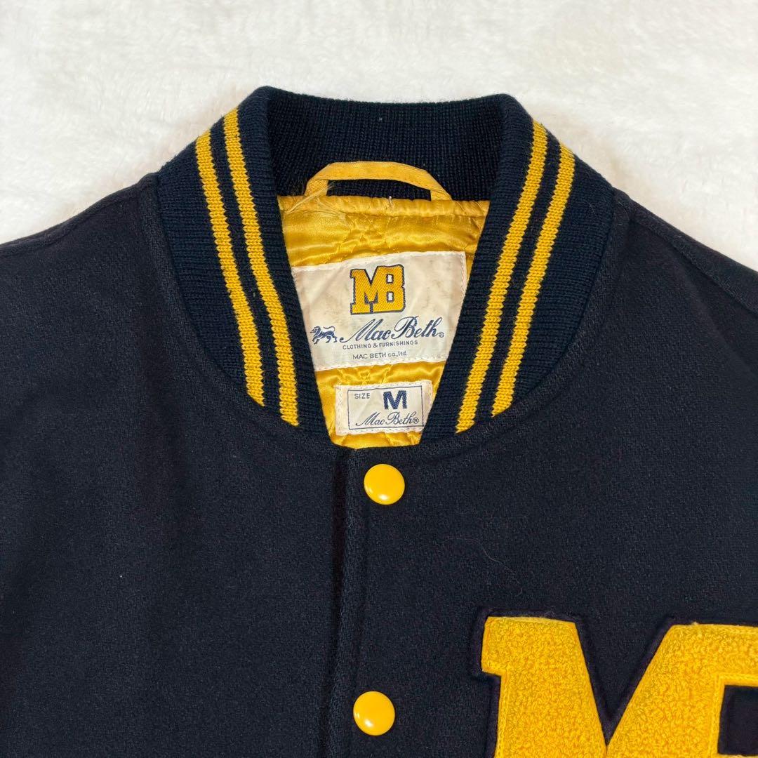 佐藤健着用 Mac Beth スタジャン 袖レザー 仮面ライダー　電脳 切り替え