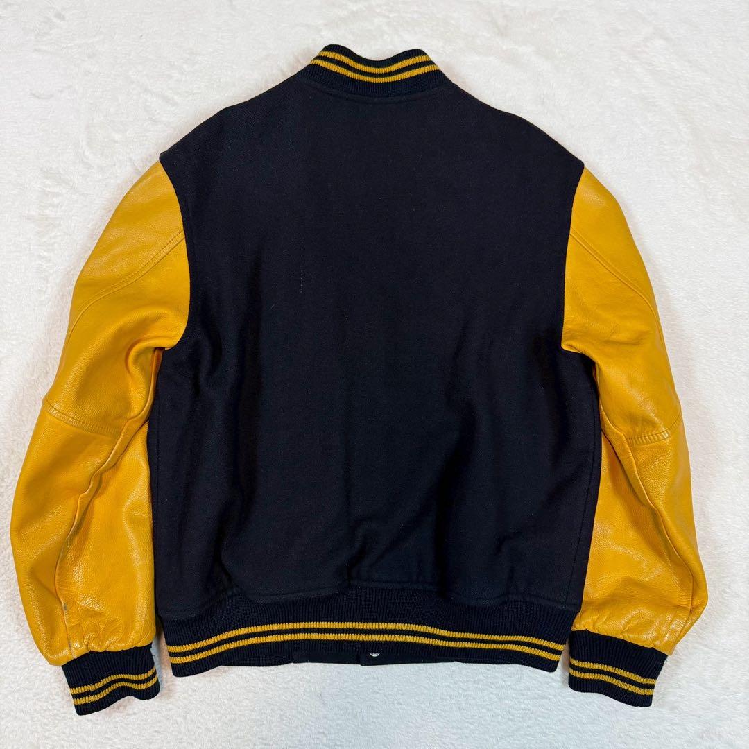 佐藤健着用 Mac Beth スタジャン 袖レザー 仮面ライダー　電脳 切り替え