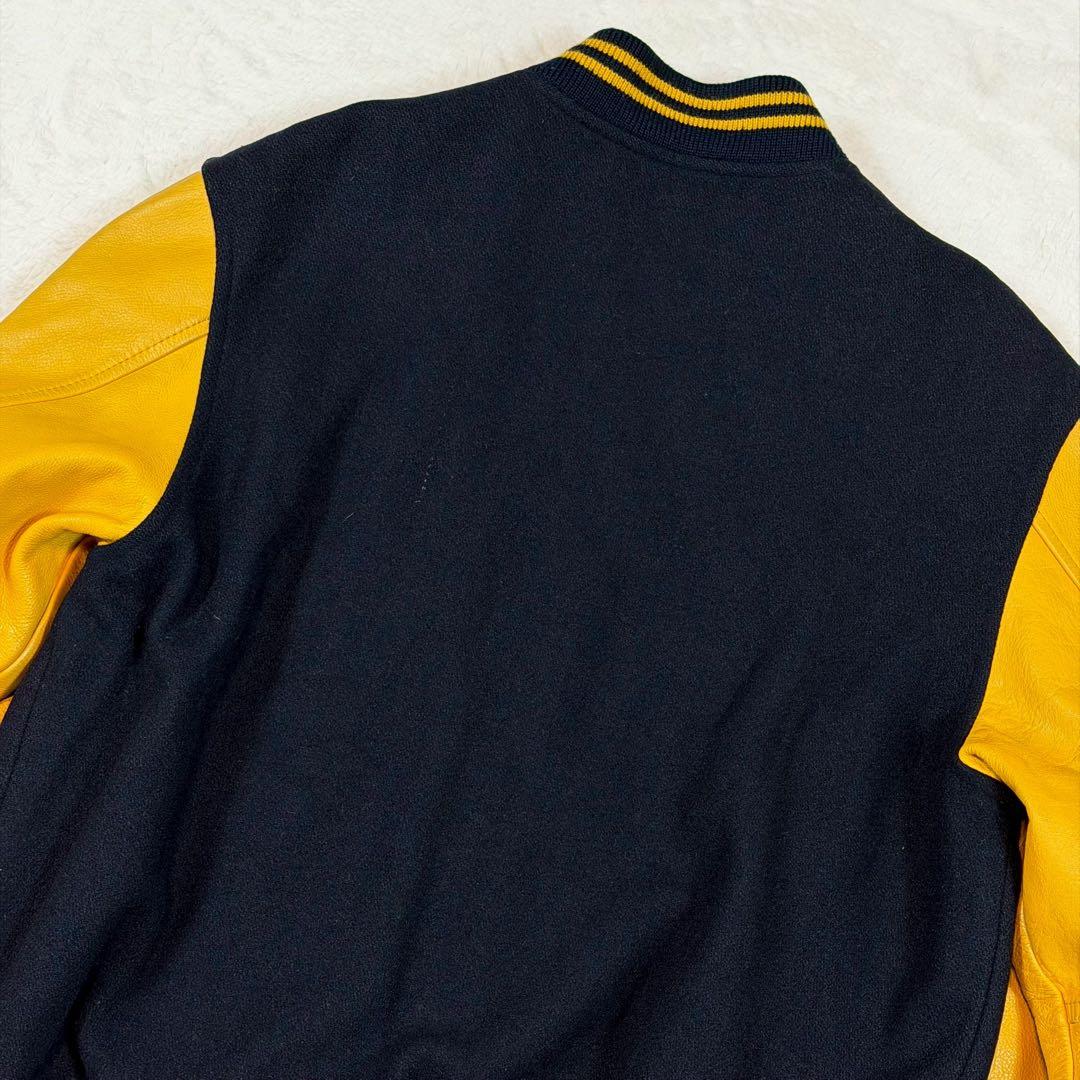 佐藤健着用 Mac Beth スタジャン 袖レザー 仮面ライダー　電脳 切り替え