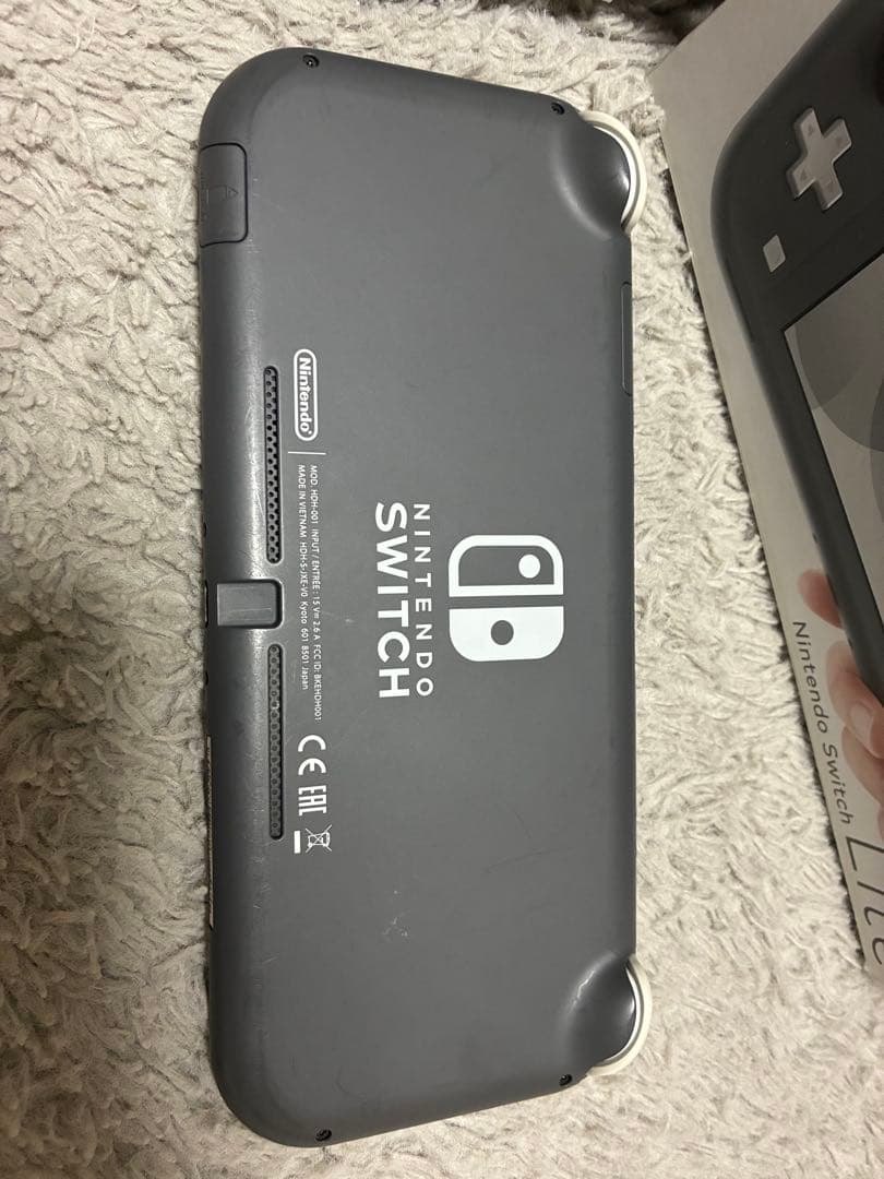 Nintendo Switch Lite グレー 本体　箱付き