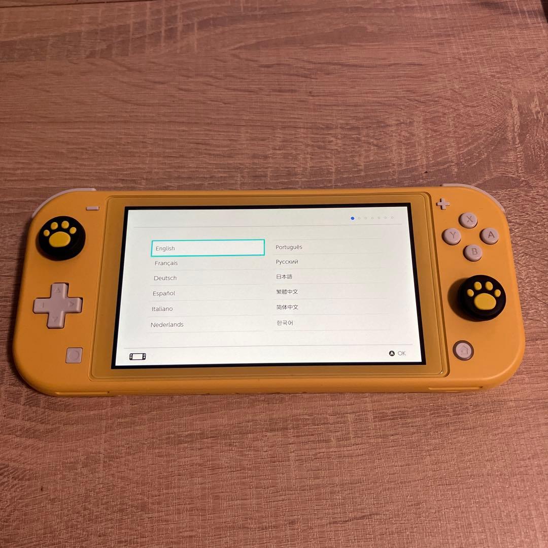 Nintendo Switch Lite イエロー　本体 + SDカード