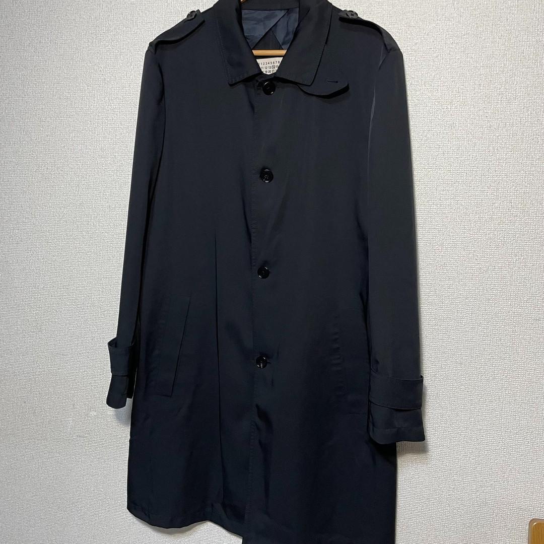 Maison Margiela　マルジェラ コート　黒　48サイズ　足袋バッグ
