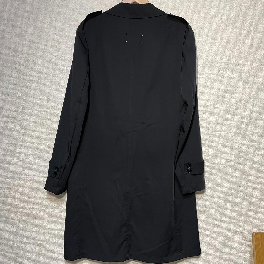 Maison Margiela　マルジェラ コート　黒　48サイズ　足袋バッグ
