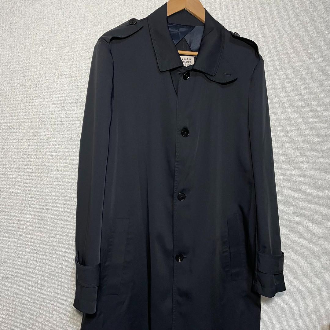 Maison Margiela　マルジェラ コート　黒　48サイズ　足袋バッグ