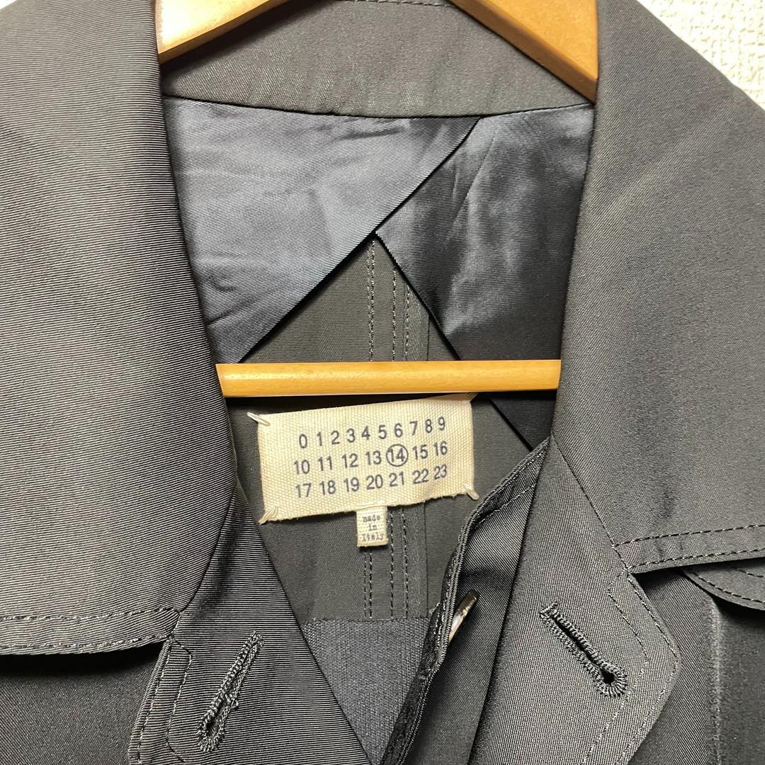 Maison Margiela　マルジェラ コート　黒　48サイズ　足袋バッグ