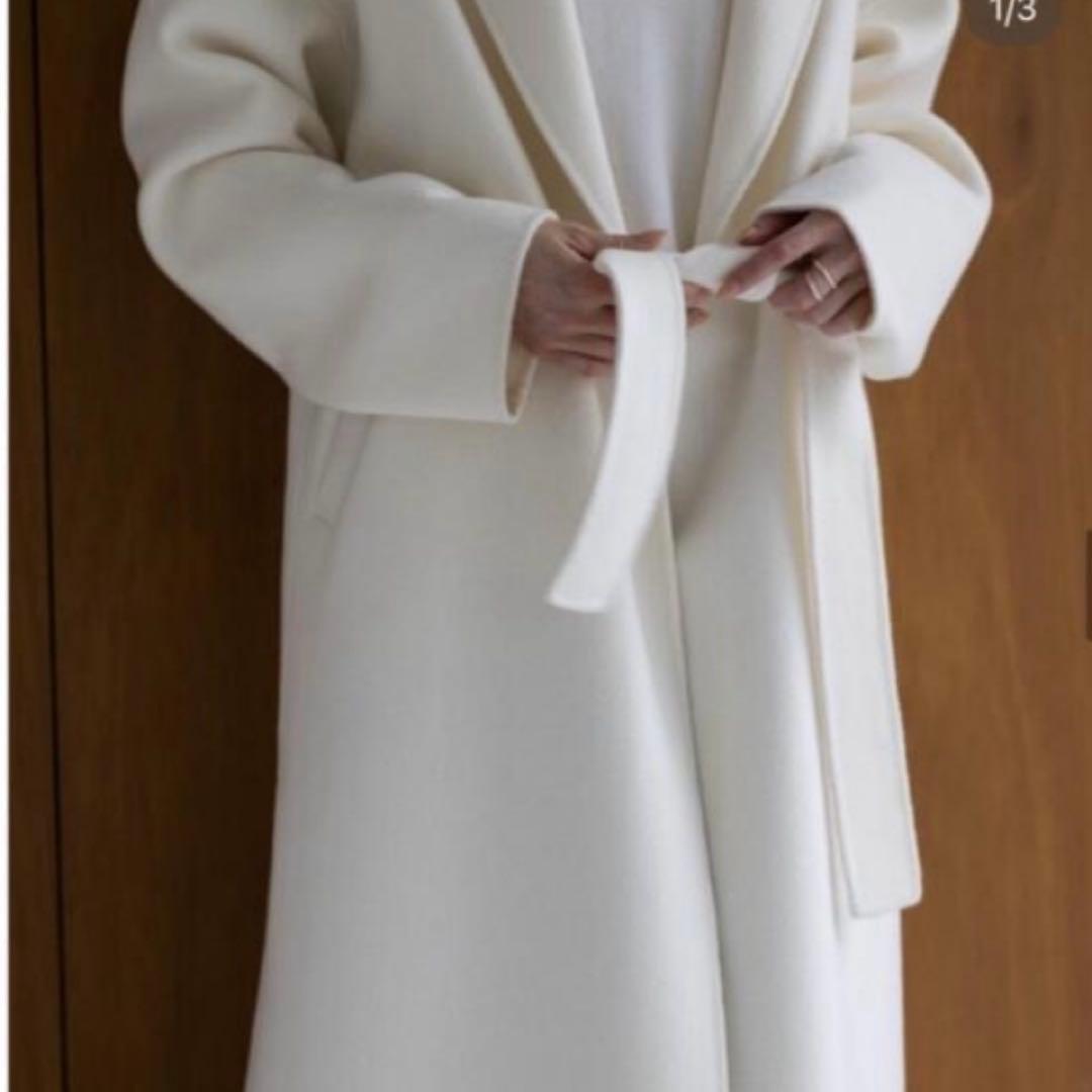 ★咲き★na.e ナエ　白　ロングコート