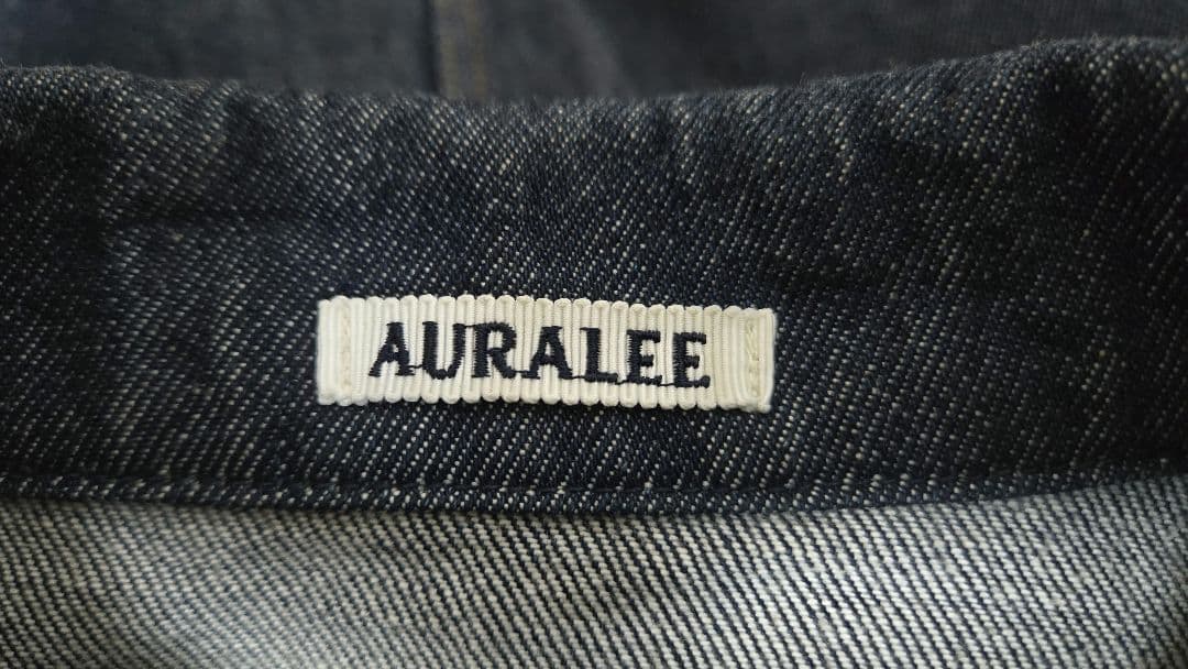 【値下不可】AURALEE HARD TWIST DENIM BLOUZON