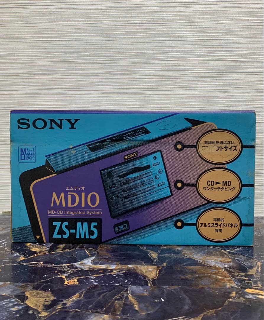 美品SONY ZS-M5長期保管品 メンテ済 動作良好♪名機 高音質CD/MD