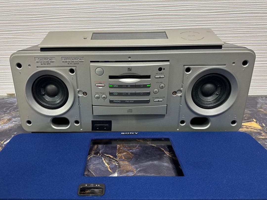 美品SONY ZS-M5長期保管品 メンテ済 動作良好♪名機 高音質CD/MD