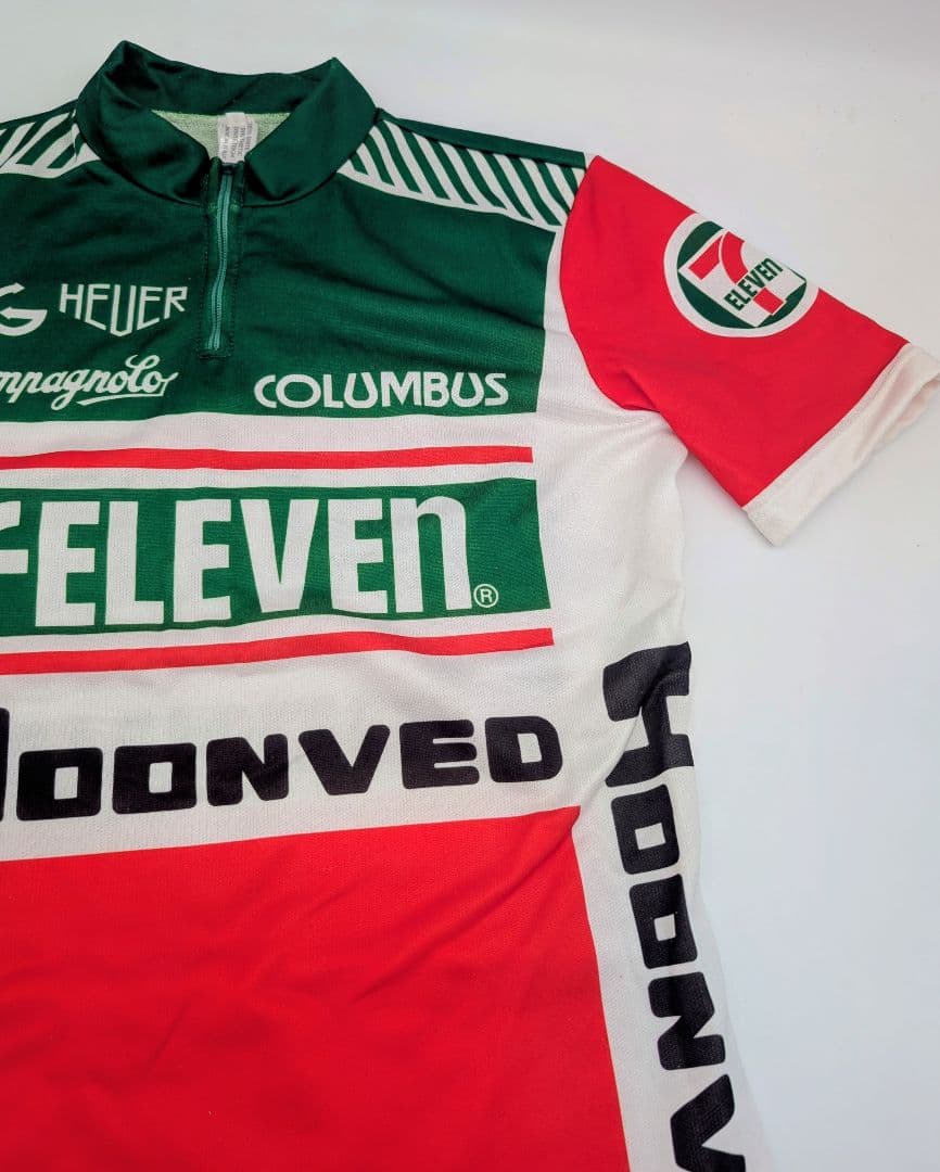 希少イタリア製 HOONVED セブンイレブン サイクルジャージ