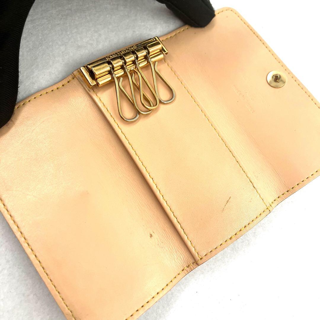 ルイヴィトン キーケース 4連 ミュルティクレ モノグラム マルチカラー 白