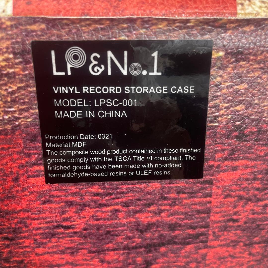 LP&NO1 レコード収納キャリーケース バッグ ユニオンジャック - メルカリ