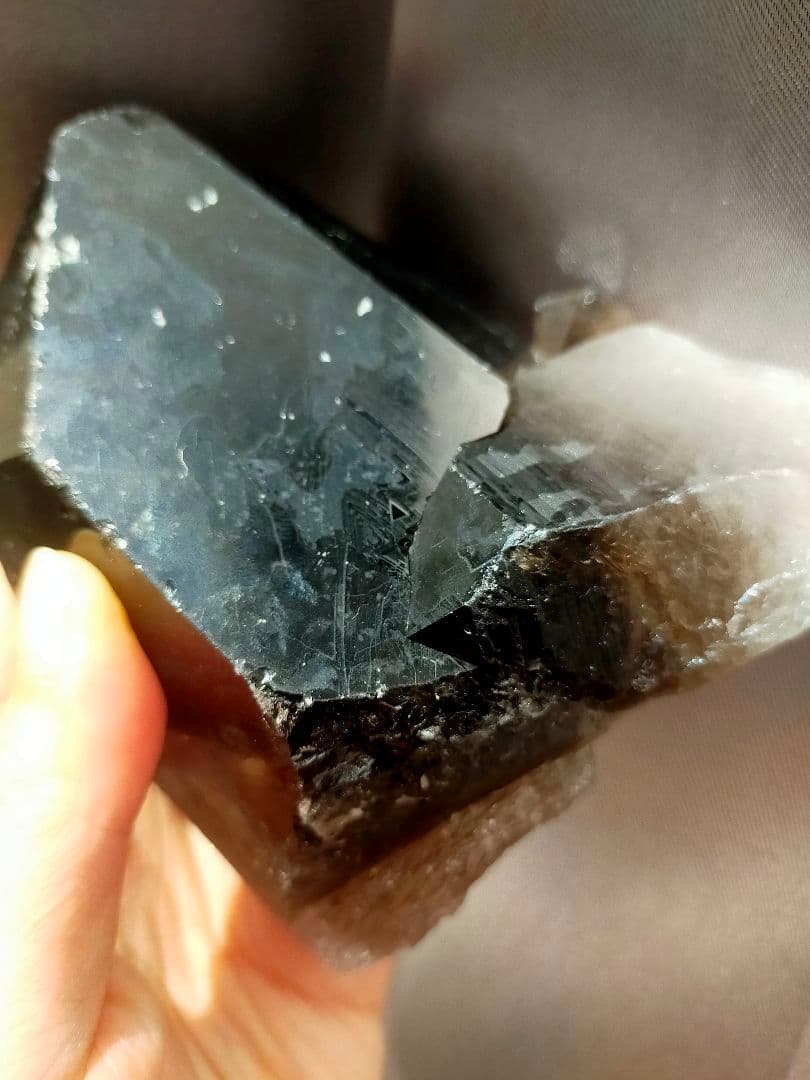 モリオン　黒水晶　原石　タビー　レコードキーパーあり　スモーキー　魔除け　お守り