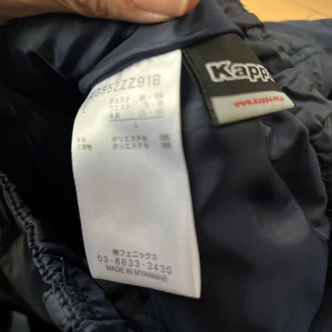 Kappa golf ジャージ　上下　セットアップ　L 中綿　ダウン　フェザー