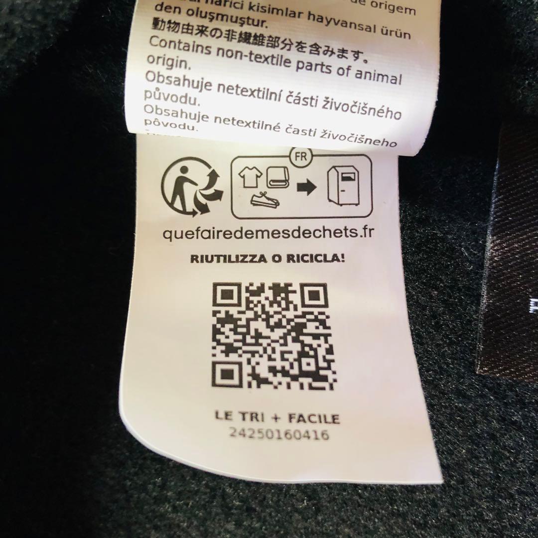 42大きめ✨未使用 現行マックスマーラ コート クチートアマーノ ブラック