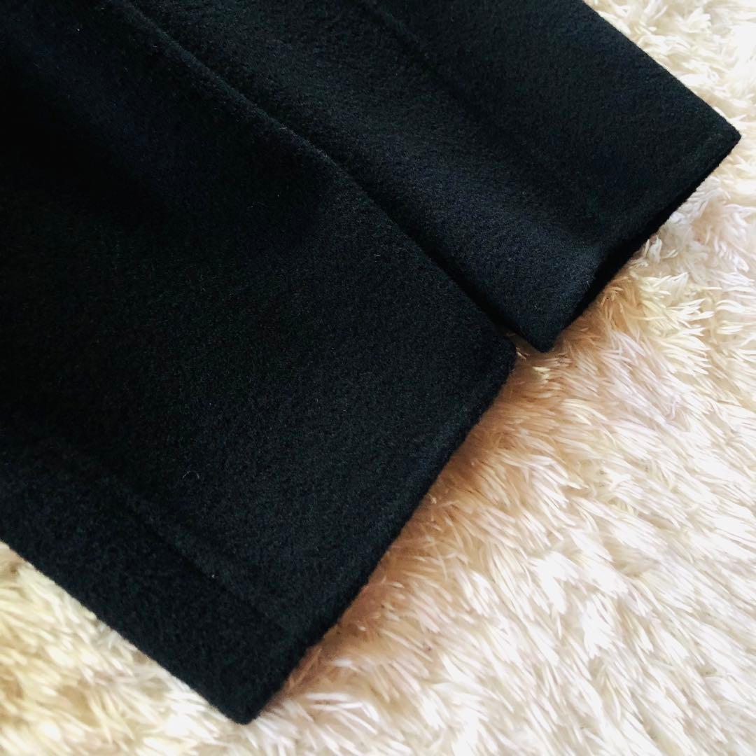 42大きめ✨未使用 現行マックスマーラ コート クチートアマーノ ブラック