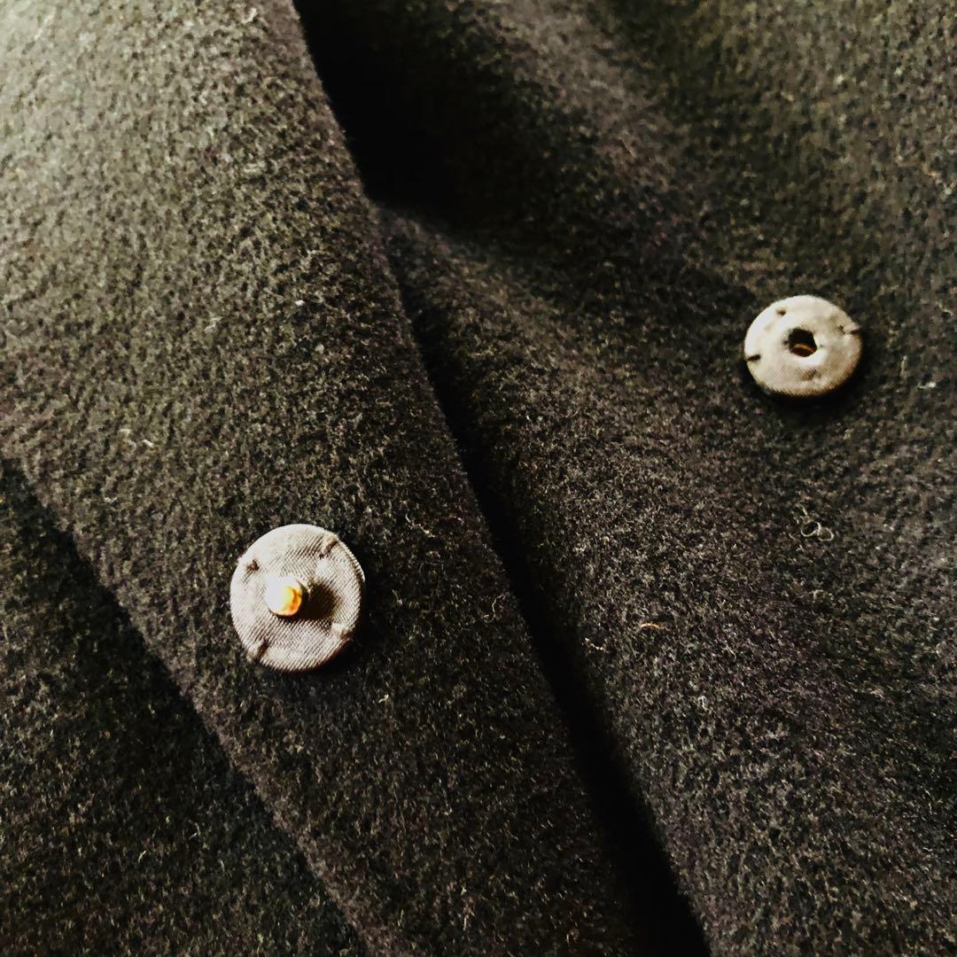 42大きめ✨未使用 現行マックスマーラ コート クチートアマーノ ブラック