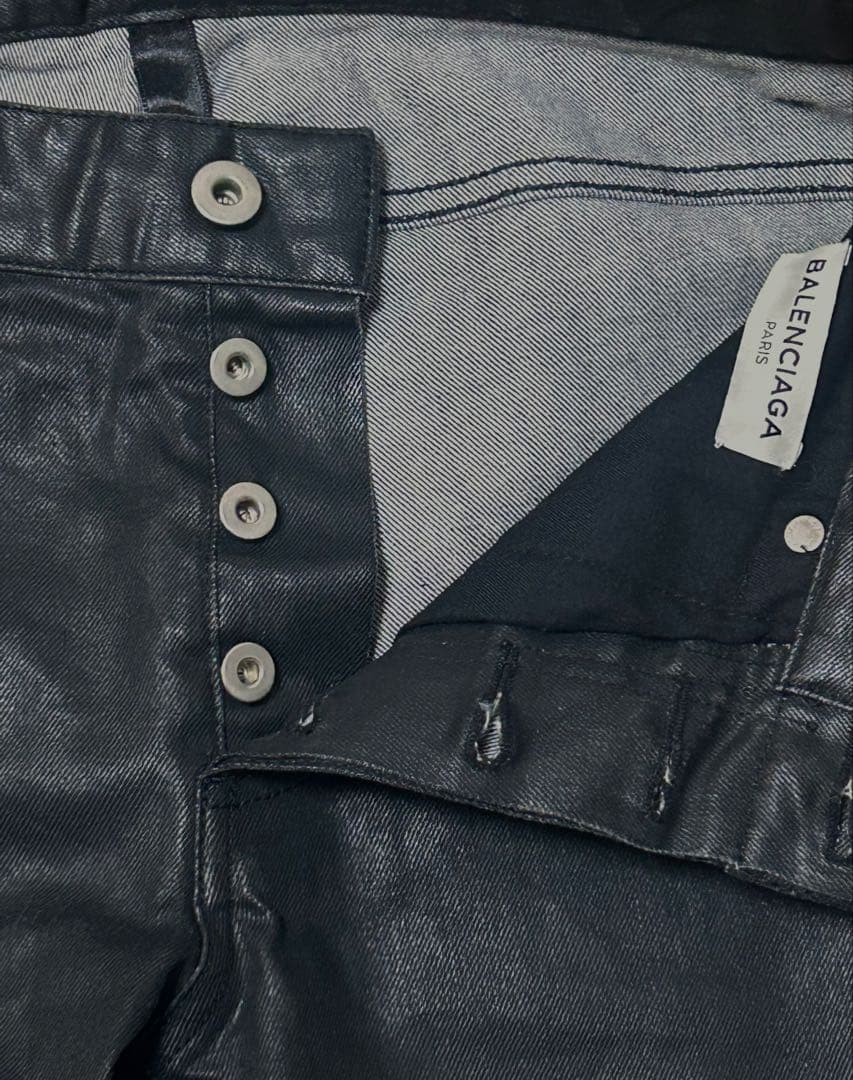 アーカイブ バレンシアガ コーティング スキニー 14年kanye west