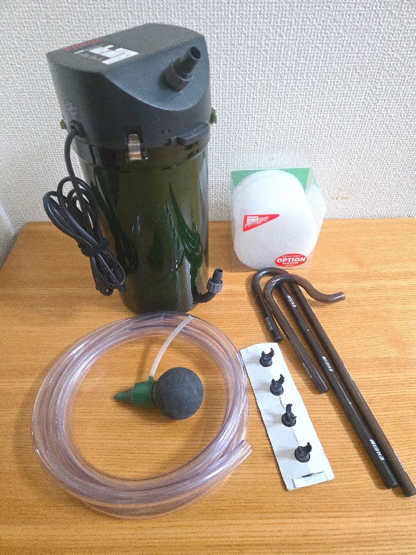 エーハイム2213外部フィルター根強い人気/ろ材/呼び水ポンプセット