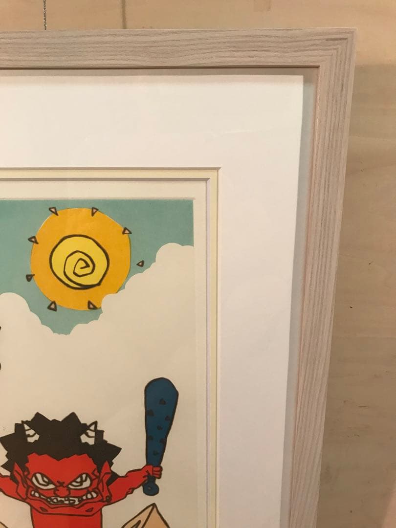 瀧下和之　「夏まっしぐら」　銅版画　直筆サイン・エディション・作品証明シール有り