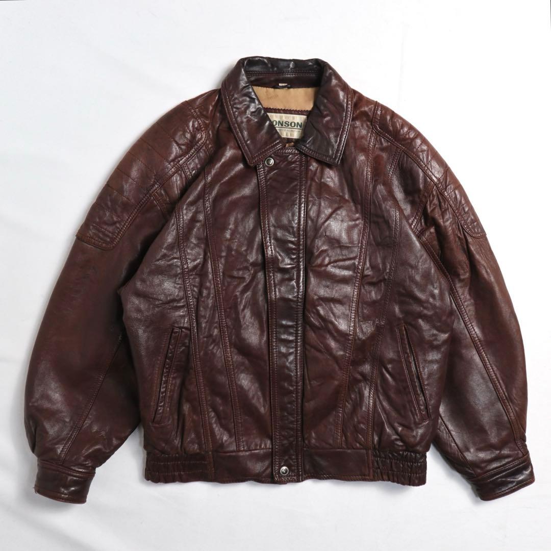 Vintage 80s 90s A2 G1 レザーフライトジャケット 羊革 ラム - メルカリ