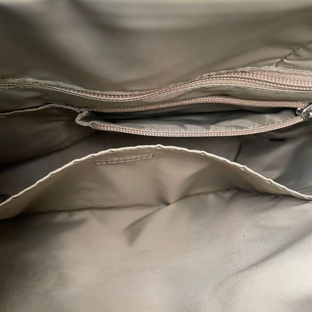 2WAYトートバッグ・リュック 黒×グレージュ