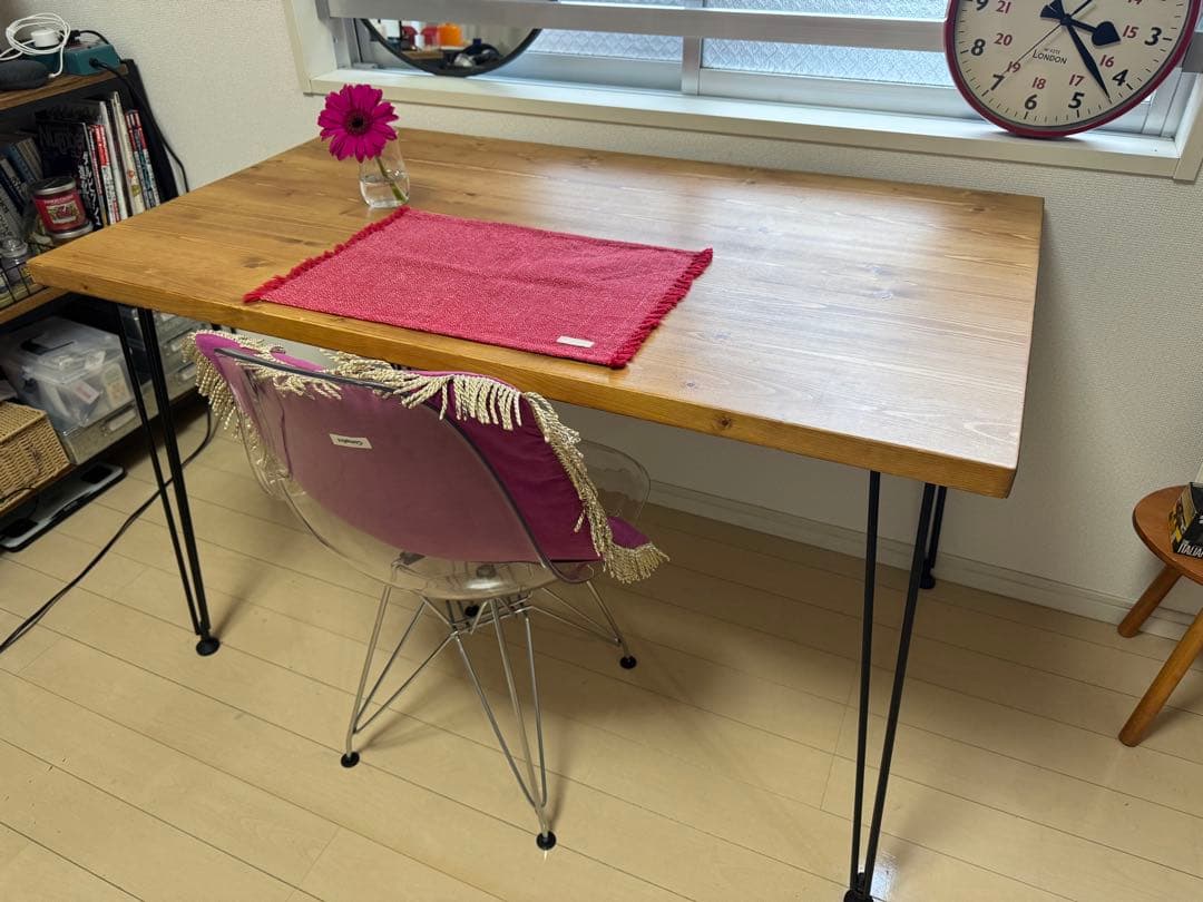 るるさん専用✴︎[幅120] LOWYA 天然木ダイニングテーブル