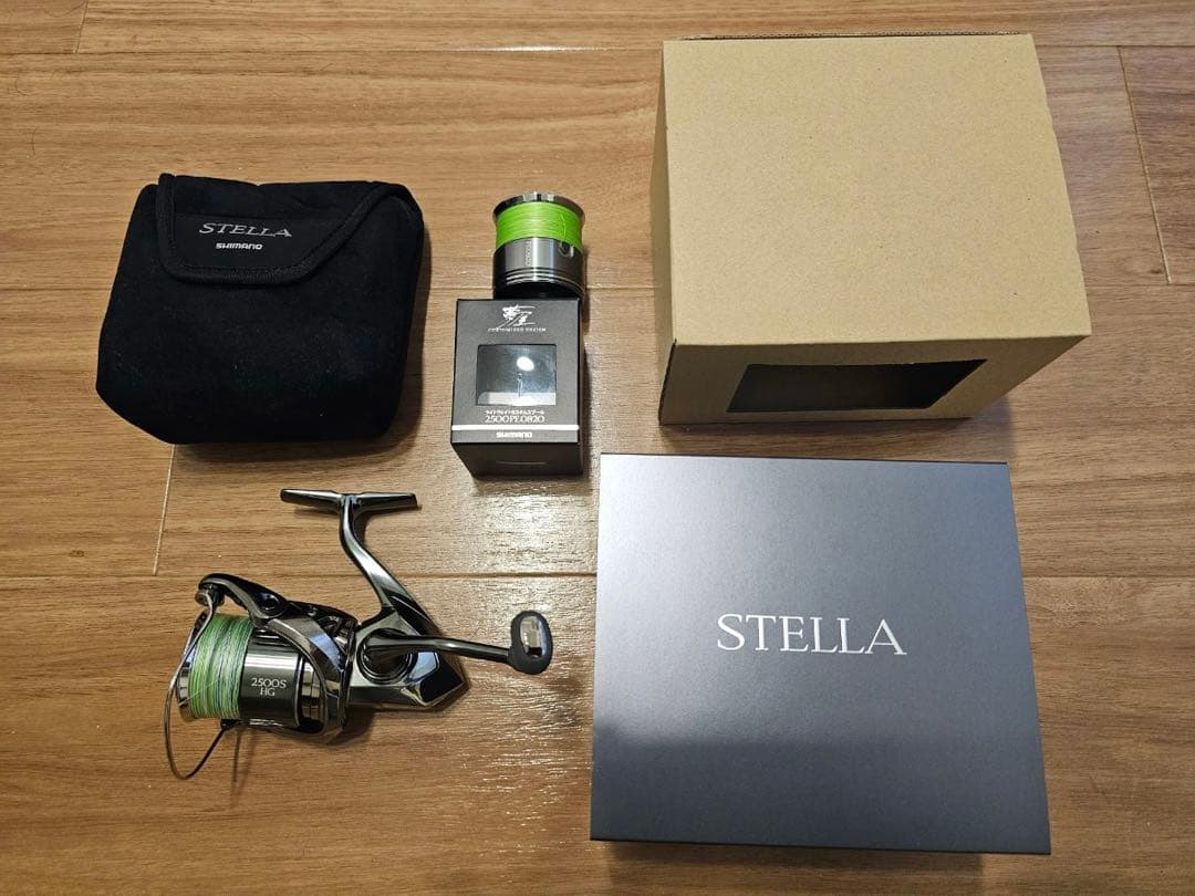 SHIMANO 22ステラ STELLA2500SHG 夢屋替えスプールつき