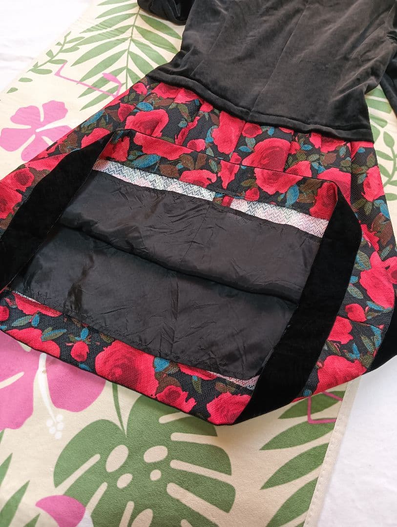 美品！エムズグレイシー 花柄 ローズ 高級 ワンピース