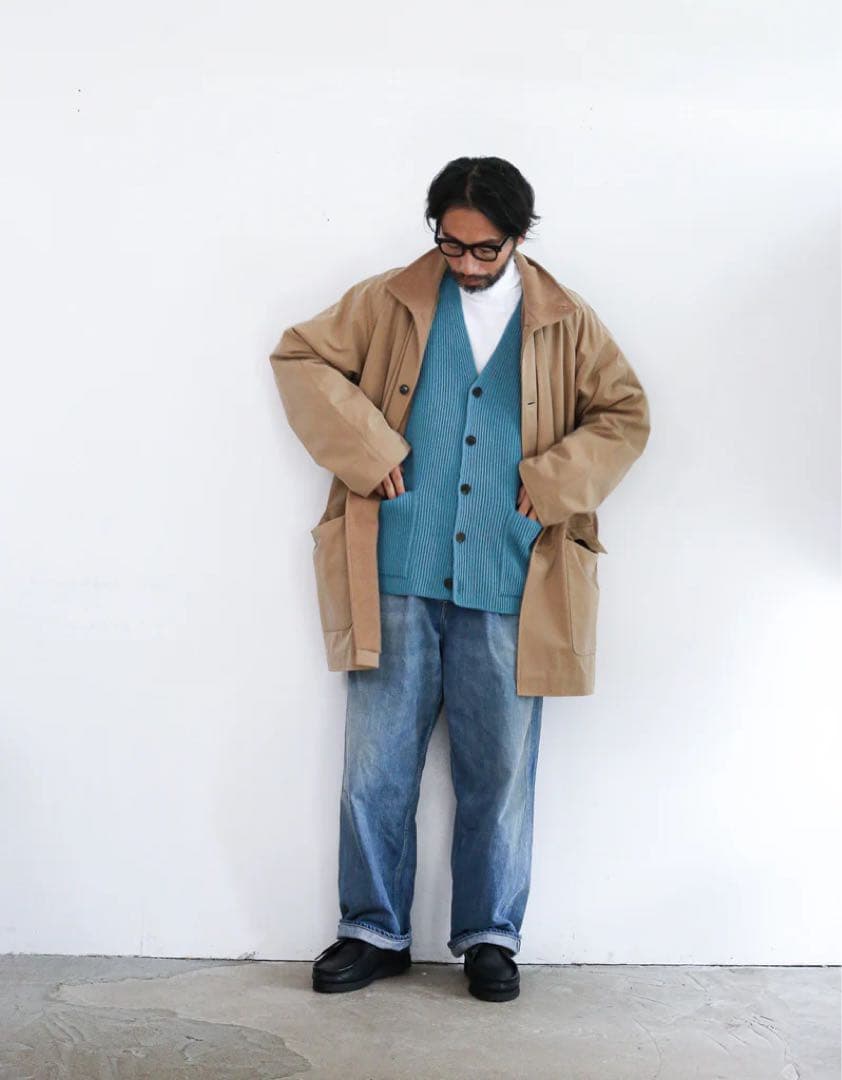 オーラリー FINX HARD TWIST GABARDINE BLOUSON