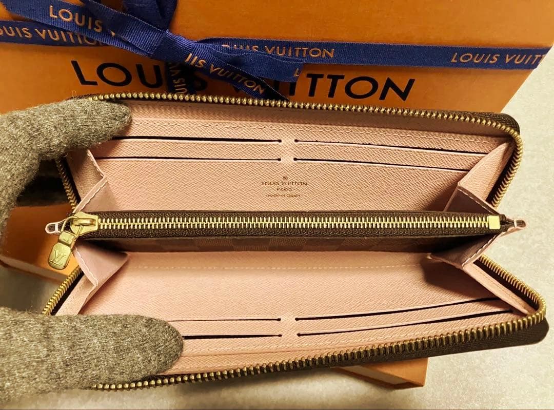 LOUIS VUITTON ポルトフォイユクレマンス　ダミエ 長財布