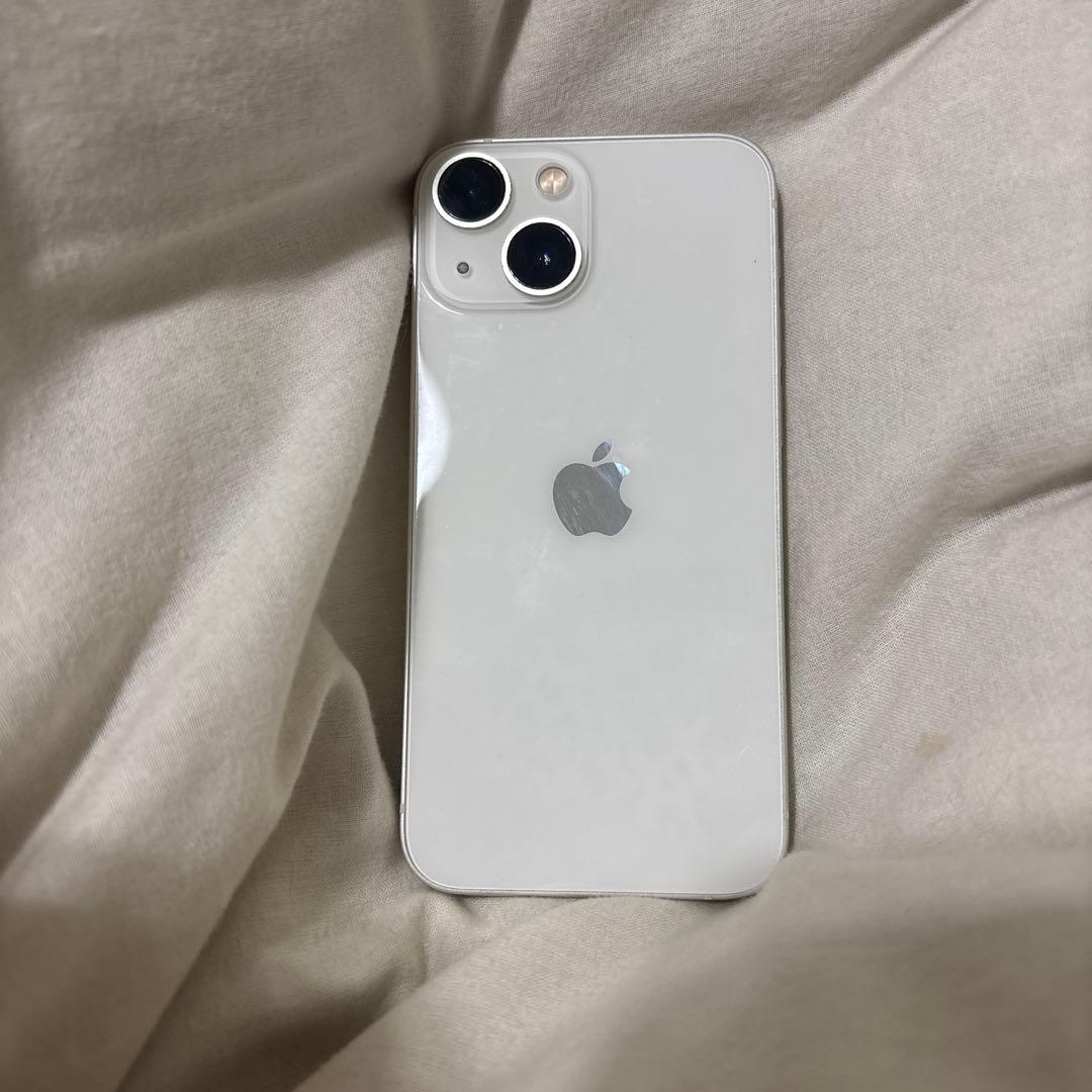 Apple iPhone 13ホワイト 画面傷あり スマートフォン・携帯電話