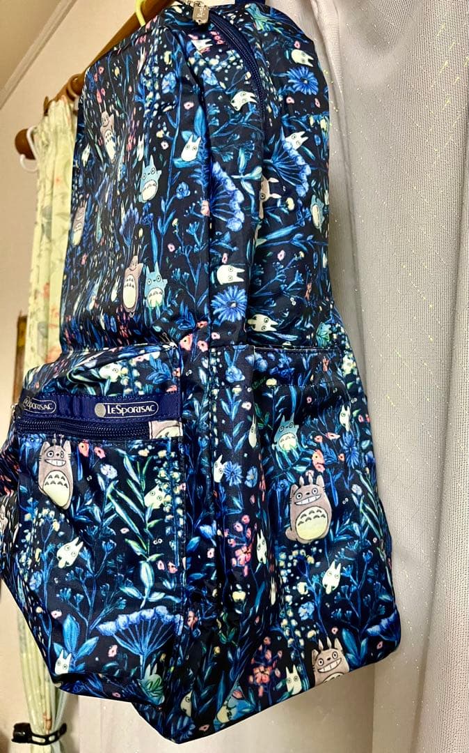 【未使用品】トトロ ボタニカル柄 リュックサック LeSportsac