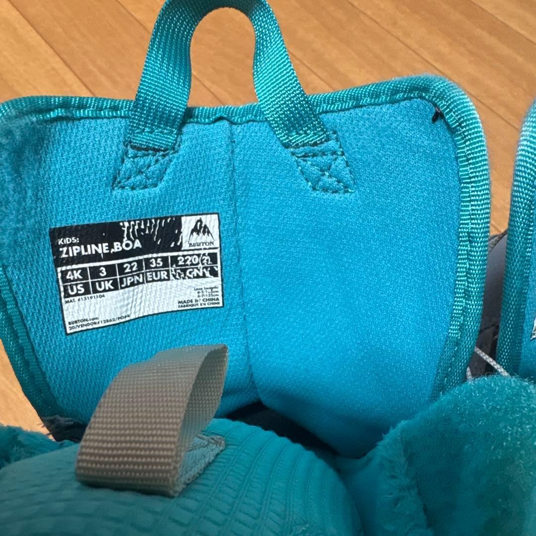 キッズ ZIPLINE BOA Burton 22cm バートン ブーツ スノボ