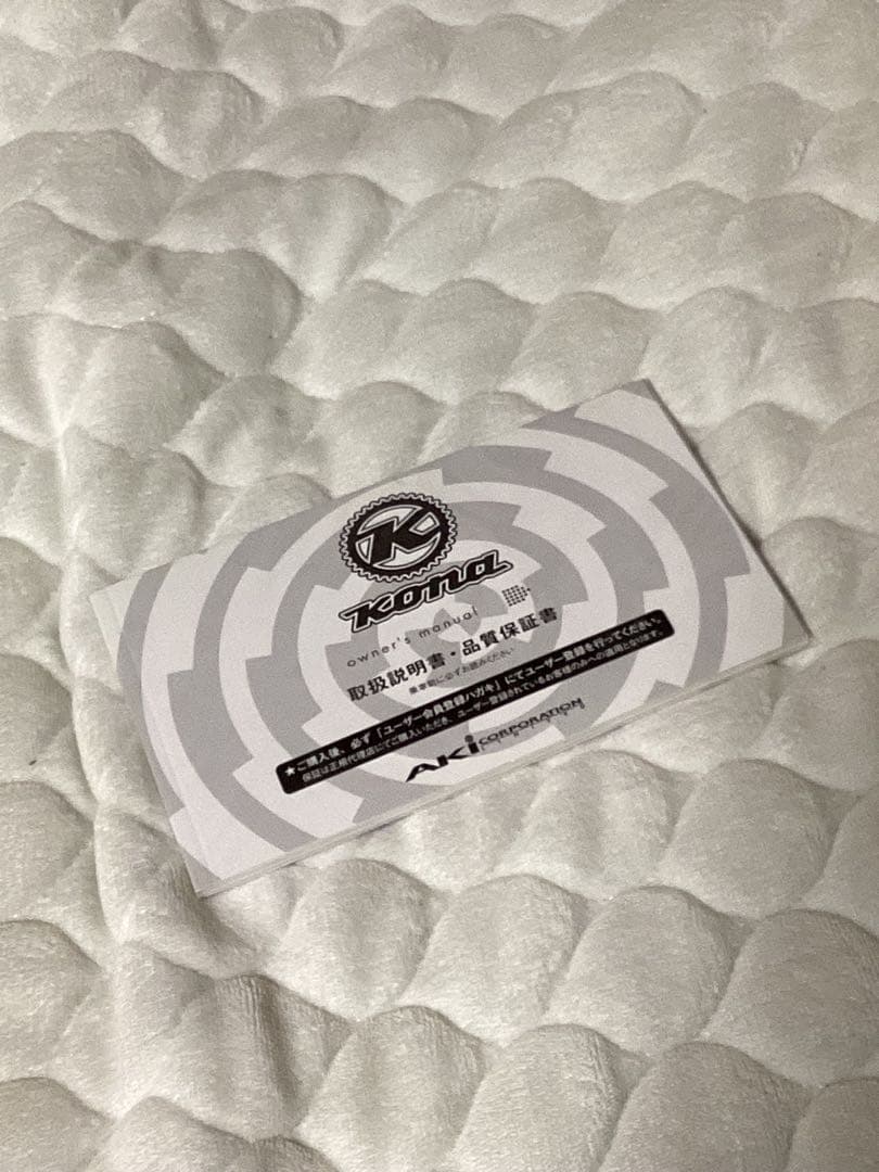 定価8万以上！未使用KONA フレーム レッド/パープル