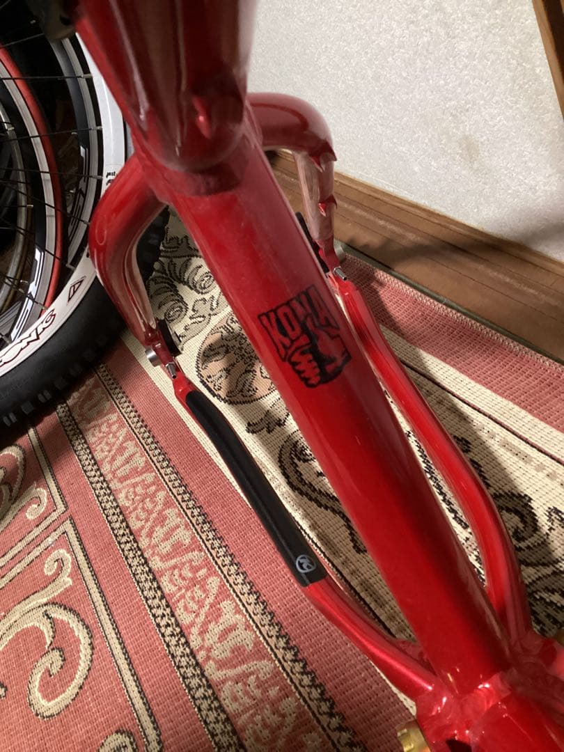 定価8万以上！未使用KONA フレーム レッド/パープル