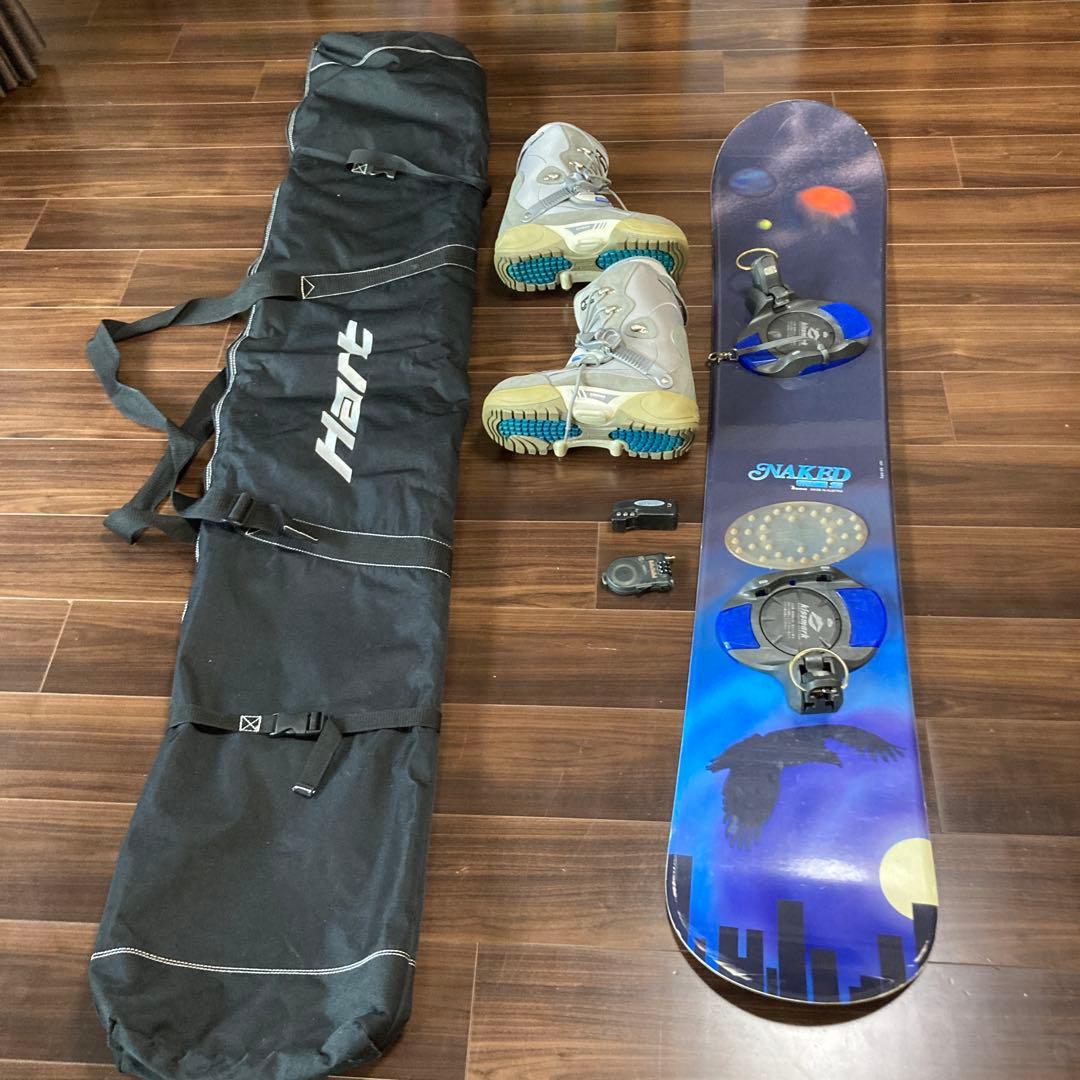 スノーボードセット NAKED SYCRONE.157 ブーツビンディング付き