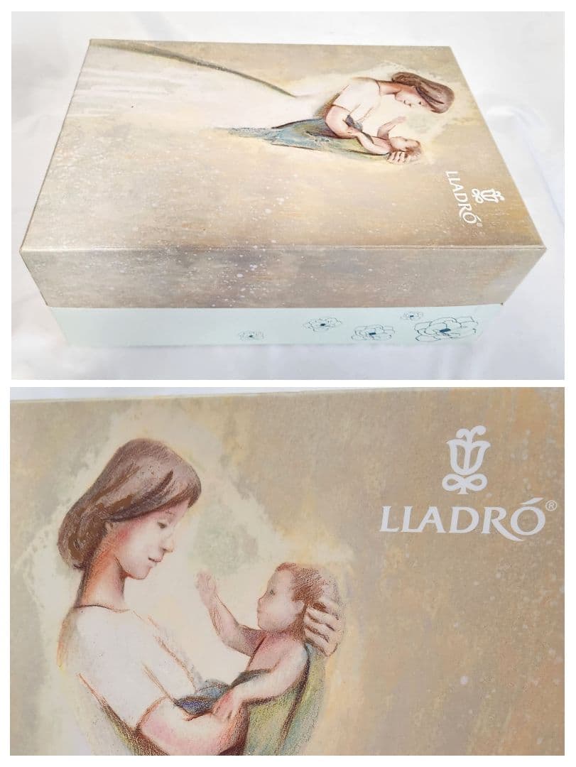 リヤドロ【専用箱付・美品】フィギュリン《かけがえのない宝物》No.8294　置物