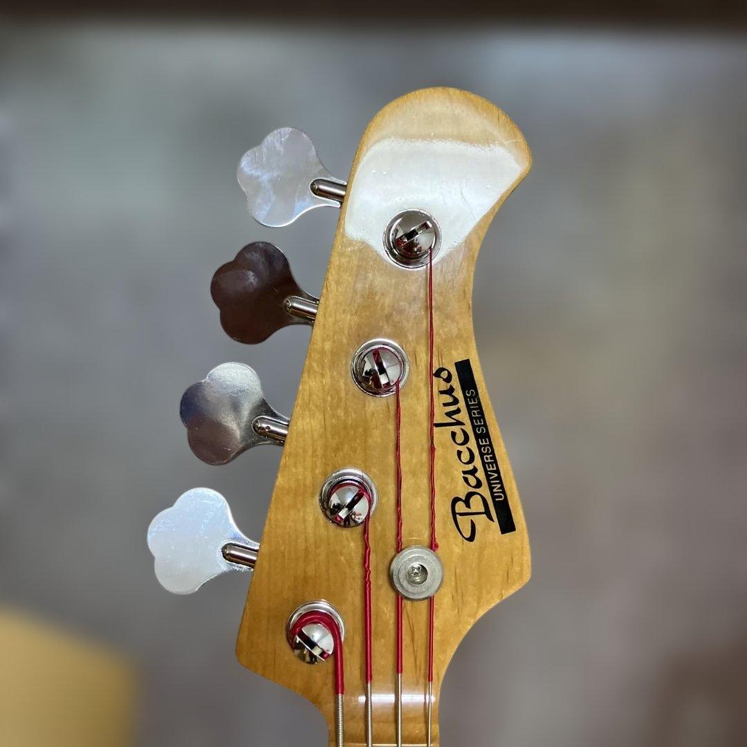 初期帯ロゴ バッカス ユニバース BJB-300M 改ジャズベース 美中古品