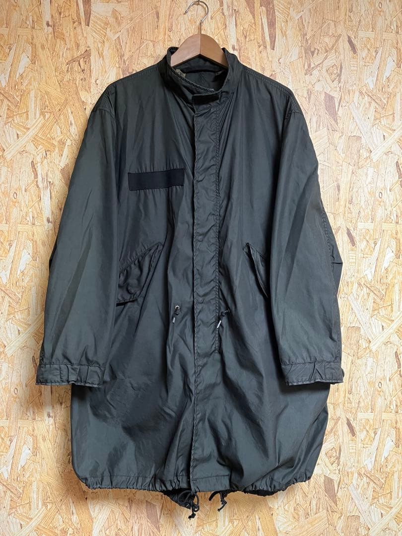 後染めブラック U.S.ARMY M65 フィッシュテールパーカ　米軍実物