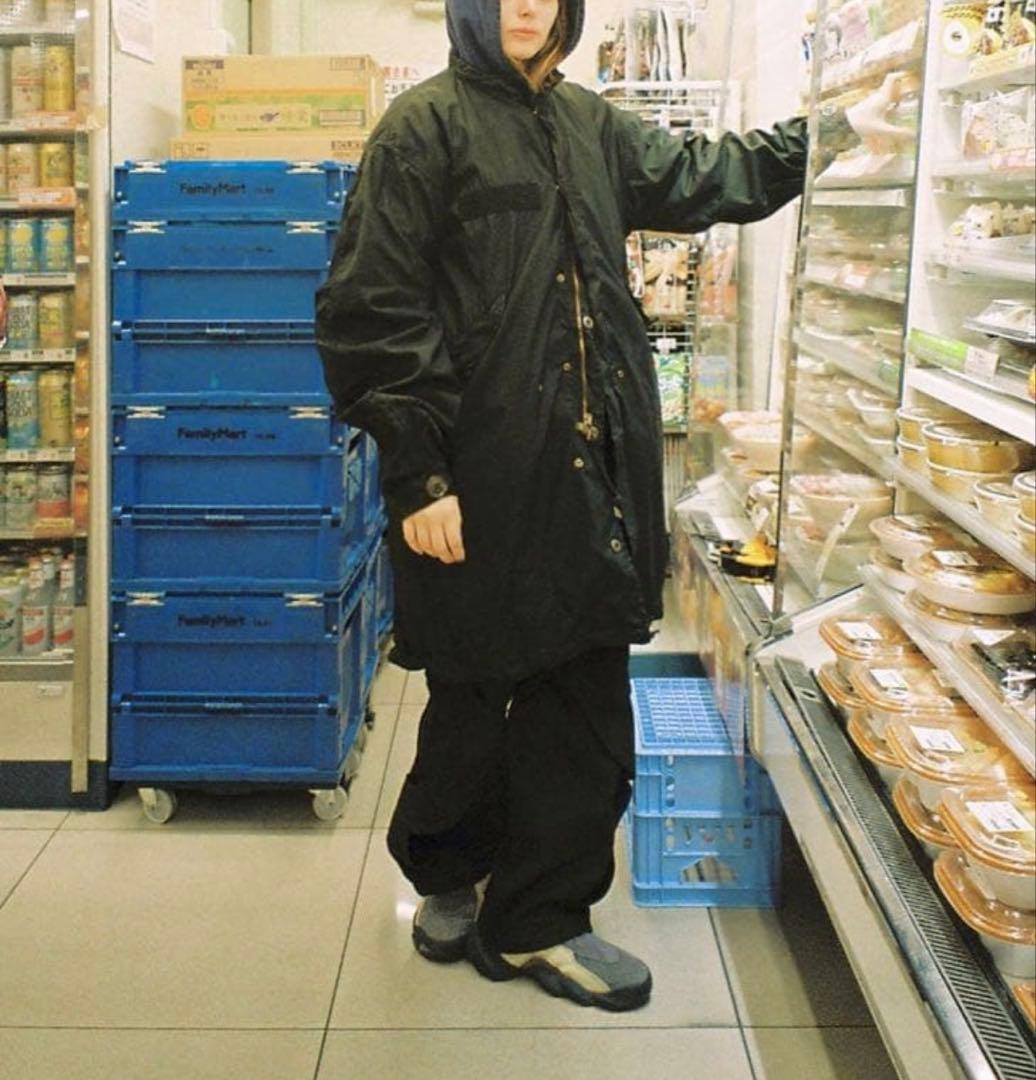 後染めブラック U.S.ARMY M65 フィッシュテールパーカ　米軍実物