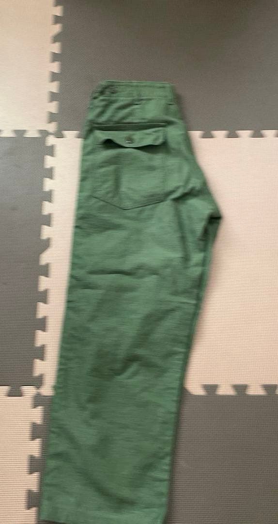 美品　orSlow ベイカーパンツ グリーン サイズM