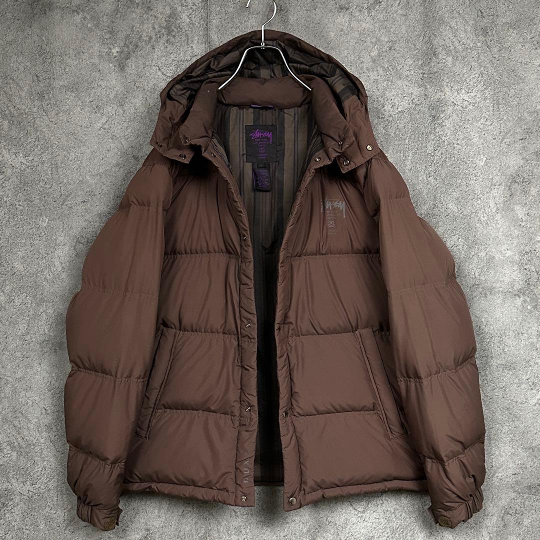 stussy 00s DELUXE ワールドツアー フード ダウンジャケット - メルカリ