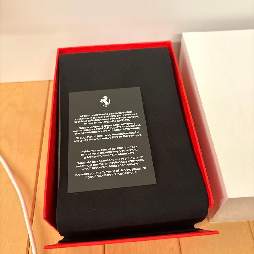 フェラーリ ロゴ入りキーボックス 赤 非売品 プロサングエ