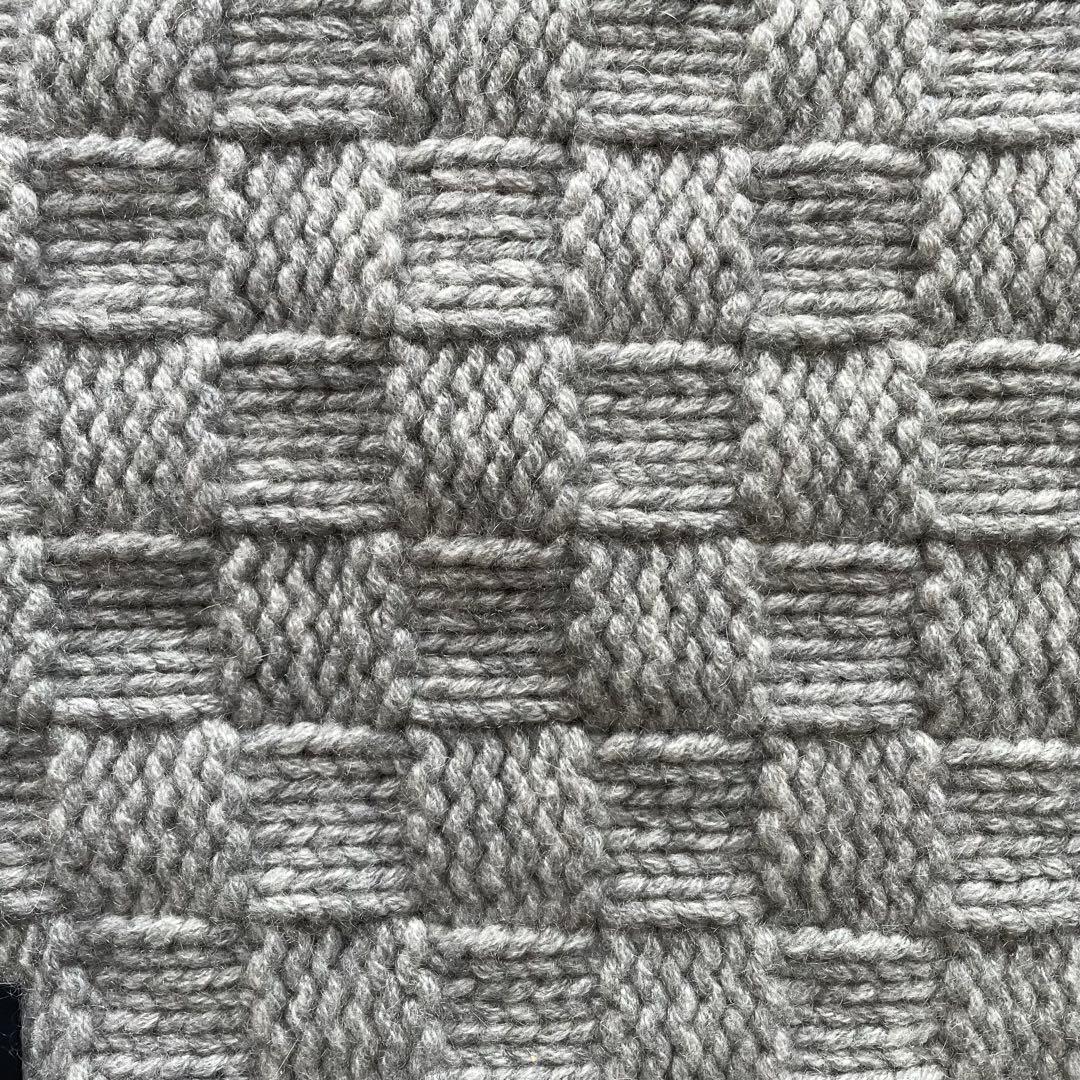 《未使用品》ルイヴィトン カシミヤ100% マフラー ストール ダミエ LVロゴ