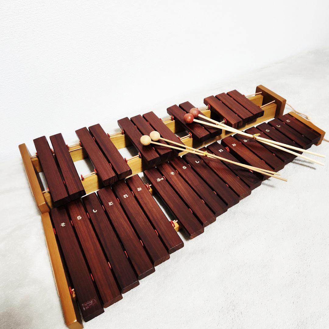 【美品】河合楽器 KAWAI シロフォン 卓上木琴 30鍵盤