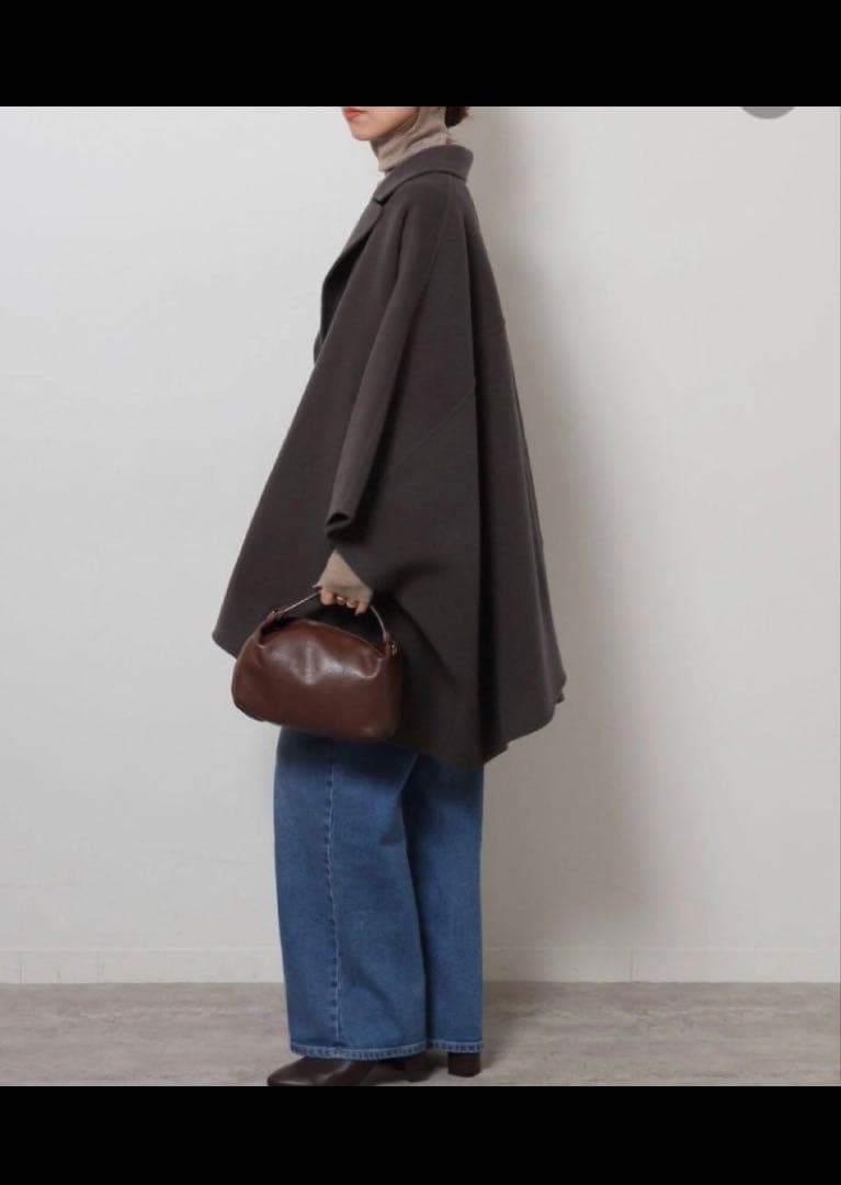 JOURNAL STANDARD relumeコートアウターポンチョグレー